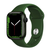 Apple Watch S7(GPS)綠色鋁金屬錶殼配綠色運動錶帶41mm   全新未拆封 商品未拆未使用可以7天內申請退貨,如果拆封使用只能走維修保固,您可以再下單唷【APP下單最高22%點數回饋】