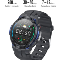 Fashion smart health watch ECG+PPG IP68 waterproof heart rate blood pressure Blood oxygen monitor Fitness Tracker Smart Watch