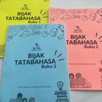 Combo  Bijak Tatabahasa Buku 1,2,3 oleh Dr Nurul Atiqah Mohd Ayob 130 Soalan 41 Muka Surat Kertas 80