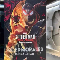 Bandai Original 1/6 Vgm50 Vgm49 Spiderman Miles Morales Cat Suit Edition Collectible Toy Action Figure Model Cool Fancy Gift
