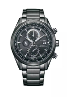 Citizen Citizen Eco-Drive Chronograph Black Stainless Steel Strap Men Watch AT8265-81E