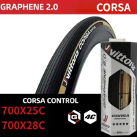 Corsa Control G + Graphite Race 2.0 700x25/28C Black Skin 320 TPI Bicycle Tire Cover road tyre
