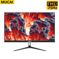 MUCAI N270E 27 Inch Monitor 75Hz Display IPS FHD Desktop LED Gamer Computer Screen Not Curved VGA/HDMI-compatible/1920*1080