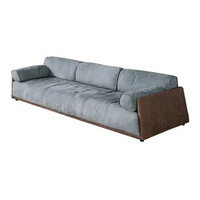 EZ-Home Modern Velvet Fabric Tufted Section Sofa Set Furniture Sectionals Chesterfield Corner I Shaped Living Room Sofas