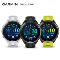 Garmin New Forerunner965 Triathlon Sports Watch with AMOLED Display Running Marathon Riding Swimming GPS Outdoor