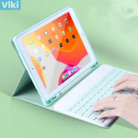 For iPad Air 4 Case with Wireless Bluetooth Keyboard Hebrew Spanish Korean Thai for iPad Pro 11 12.9 2021 Air 2 Case Mouse Funda