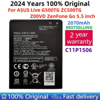 100% Original 2070mAh C11P1506 Battery For ASUS Live G500TG ZC500TG Z00VD ZenFone Go 5.5 inch Phone Latest Production