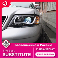Car Styling Headlights for AUDI A6 C6 1999-2004 LED Headlight DRL Head LampTurn Signal Low Beam High Beam Projector Lens