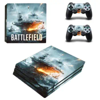 Battlefield PS4 Pro Stickers Play station 4 Skin Sticker Decal For PlayStation 4 PS4 Pro Console &amp; Controller Skins Vinyl