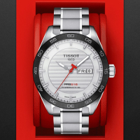TISSOT天梭 官方授權 PRS516 經典運動機械腕錶 母親節 禮物 42mm/T1004301103100
