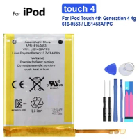 Battery For Apple iPod Touch 4th Touch 4 Touch4 Generation 4 4g 616-0553/LIS1458APPC/Gen 5th 6th 7th 80GB 120GB 30GB/Nano 4 4th
