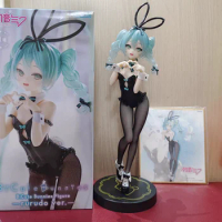 27cm In Stock Original Furyu Vocaloid Hatsune Miku BiCute Bunnies Hatsune Miku Rurudo Anime Figure Toys for Kids Gift