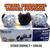 Steker T Multi Serbaguna Cabang 3  Type dengan Switch / Saklar kombinasi universal AC stop kontak ar