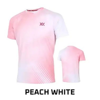 Kaos Jersey Badminton MAXX MXFT 118 Series L peach white