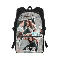 The twilight saga vampire Men Women Backpack 3D Print Fashion Student School Bag Laptop Backpack Kids Travel Shoulder Bag