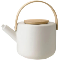 【丹麥Stelton】Theo/石陶茶壺/1.25L/沙色(紅點設計 / IF設計品牌)