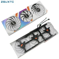 DIY 4Pin Cooler Fan Replace For COLORFUL GeForce RTX 3080 3070 3060 Ti iGame Ultra OC White RTX3080 RTX3070 Graphics Card Fan