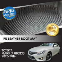 TOYOTA MARK X GRX130 ( 2012 - 2016 ) Karpet Bonet Kulit PU PREMIUM QUALITY PU Leather Boot Carpet