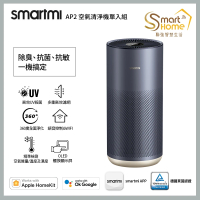 smartmi 智米 AP2空氣清淨機(適用8-14坪/小米生態鏈/支援Apple HomeKit/UV殺菌/智能家電)