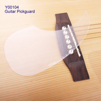 Y00104 水滴型 木吉他 民謠吉他 自黏 透明防刮護板 Pickguard【唐尼樂器】