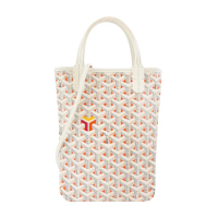 【GOYARD 高雅德】Poitiers Claire-Voie 限定款手提/斜背兩用包(迷你/澄)