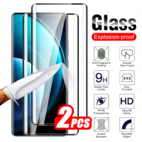 2PCS 3D Full Coverage Screen Protector For Vivo X100 Pro Tempered Glass For Vivo x 100 X100Pro Vivox100 5G 2023 Protective Film