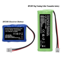 BP12RT Dog Training Collar Transmitter and BP20R Receiver Battery for Dogtra 300M, 302M, Surestim M Plus, 280 NCP, 7000M, 282