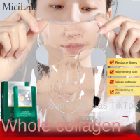 Seaweed Collagen Filling Crystal Mask Jelly Moisturizing Wrinkle Removal Skin Transparent Mask Skin Care Masque Beauty Health