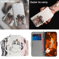 Painted Flip Leather Magnetic Case Xiaomi Redmi Note 10 10S 9T 9 8 Pro Max 4G 5G NOTE 8 7S 9S 8T Phone Cover
