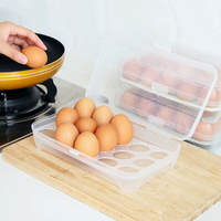 15格雞蛋盒 透明收納盒 冰箱食品盒裝收納盒 雞蛋保鮮盒《超商一次最多六個》