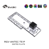 Bykski RGV-Antec-TE-P,Distro Plate For Antec Torque Case,Waterway Board Reservoir Pump For PC Water Cooling System