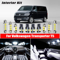 20Pcs Canbus Car Interior Light Kit Led Bulb For Volkswagen VW Transporter T5 for Multivan MK5 T5 Dome Map Lamp Car Accessories