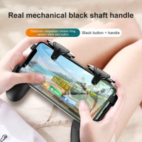 Mobile Gaming Trigger For PUBG Phone Game Controller Gamepad Joystick Aim Shooting L1R1 Pulse Key Button For Android