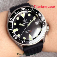 Tandorio Real Titanium Automatic Watch for Men NH35 Movement Lady Watches Sapphire Crystal 20BAR Waterproof Anti-allergy 37mm