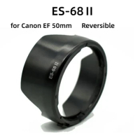 ES-68Ⅱ ES68Ⅱ Reversible Lens Hood For Canon EF-S 18-135mm F3.5-5.6 650D 550D 600D 60D Camera Accessories