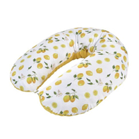 英國 Unilove Hopo多功能孕哺枕-枕套(一般款-甜甜檸檬)|孕婦枕|哺乳枕|授乳枕|紓壓枕