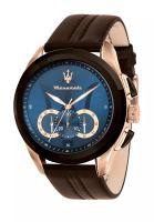 Maserati 瑪莎拉蒂 Traguardo 啡色皮带計時手錶 R8871612024