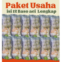 PAKET 12Pack BASO ACI HOMEMADE isi 6 Baso bakso aci komplit instan kataji boci si mana lagi ayam sui