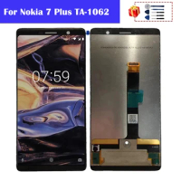 Full LCD Display With Touch Digitizer Assembly For Nokia 7 PLUS LCD Black For Nokia 7 Plus Screen Replacement