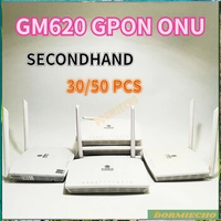 Original 30/50pcs GM620 Second Hand Used ONT ONU 1GE+3FE+WLAN+2.4g&amp;5g+AC GPON WIFI Router English Version Fiber Optic Modem