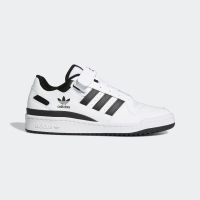 【adidas 愛迪達】Forum Low 男 休閒鞋 運動 經典 復古 魔鬼氈 低筒 舒適 穿搭 愛迪達 白黑(FY7757)