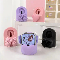 Universal Cute Creative Watch Charger Stand Pink Heart Watch Stand for Apple Watch Samsung Xiaomi Huawei Iwatch Charging Stand