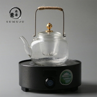 煮茶器普洱黑茶白茶耐熱玻璃全自動煮茶爐蒸汽泡茶壺電陶爐家用