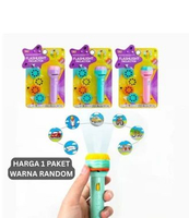 Mainan Senter Proyektor / flashlight projector / Mainan Anak Senter Proyektor Gambar