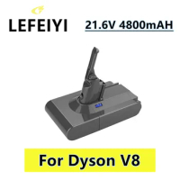 LEFEIYI 4800mAh 21.6V Battery Pack For Dyson V8 Absolute / Fluffy / Li-ion Vacuum Cleaner Battery