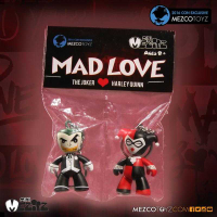 MEZCO 2016 SDCC限定-Mad Love 小丑&amp;哈莉·奎因 雙人鑰匙圈