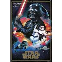 《星際大戰》Star Wars 40週年紀念版黑武士海報 居家裝飾 牆壁裝飾