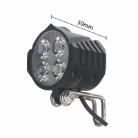 摩托車喇叭 48V鋰電車燈帶喇叭一體折疊代駕電瓶車燈超亮LED電動自行車燈通用『XY13569』