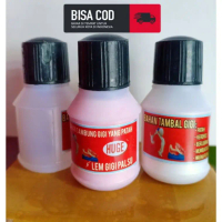 Paket komplit - bahan tambal gigi permanen - lem gigi palsu yang longgar dan patah - lem gigi - tamb