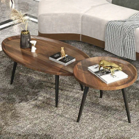 Nordic Tea Table Modern Side Tables Wooden Leg Round Living Room Coffee Table Simple Creative End Tables Home Entrance Furniture